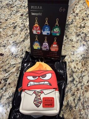 Pixar Loungefly Anger Mini Backpack Bag Charm